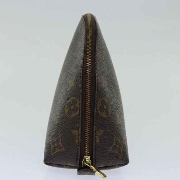 LOUIS VUITTON Monogram Trousse Demi Ronde Cosmetic Pouch M47520 LV Auth 67715 - Picture 4 of 14
